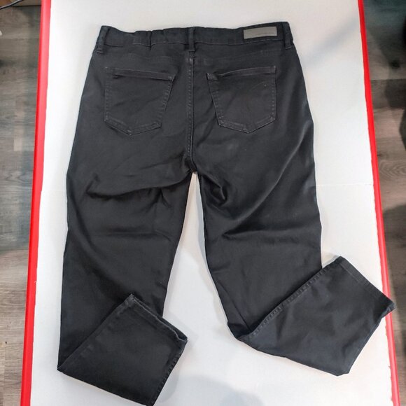 Calvin Klein Jeans ankle skinny stretch black women's size 12 - Picture 4 of 16